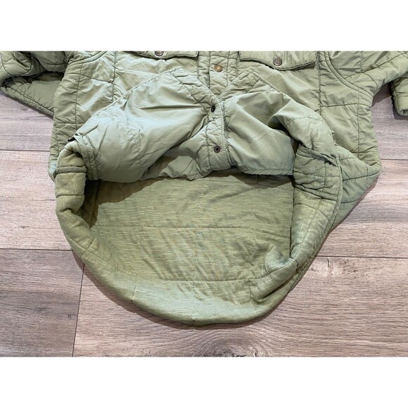 Badlands Mens M Puffy Shirt Jacket Sage Green Button Up Hunting Outdoors - Picture 10 of 10